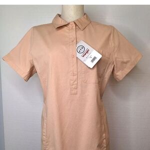 Wrangler Women's ATG Light Peach Boxy Dress